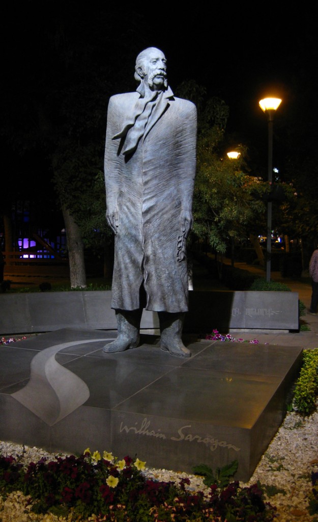 The statue of William Saroyan in Yerevan