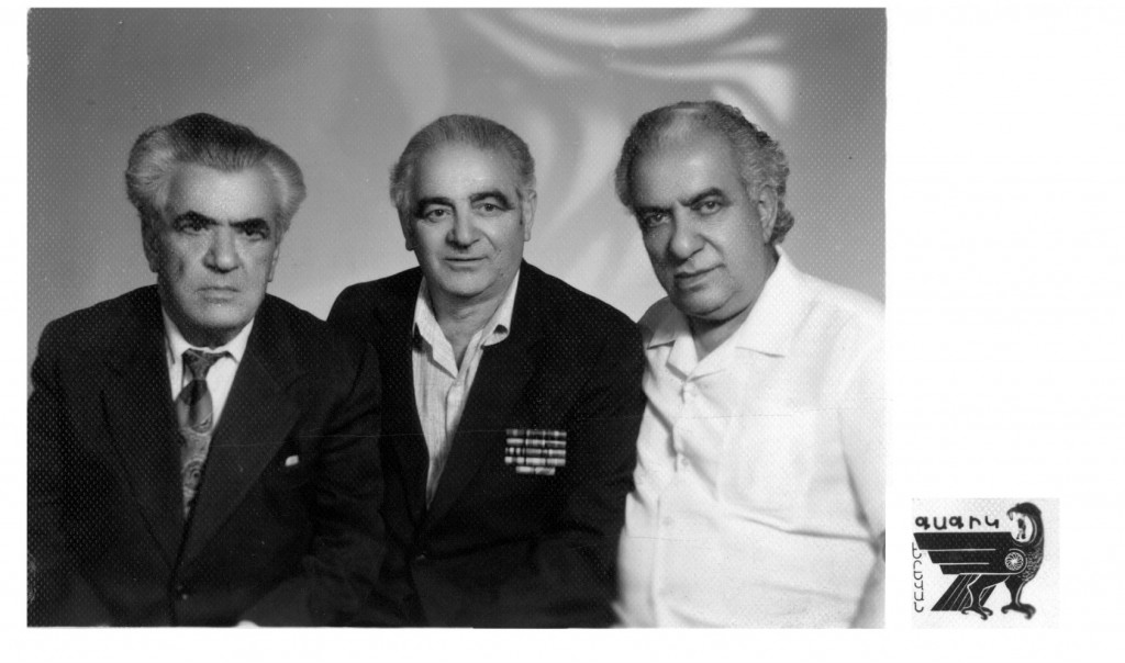 Dr. Kachatryan (right), Josef Kogan (middle).