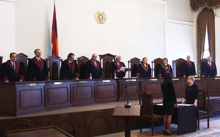 Final hearings of the Armenian National Congress-People's Party of Armenia's case took place at the RA Constitutional Court