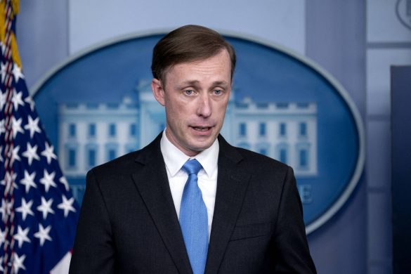 National security advisor Jake Sullivan speaks to reporters in the James S. Brady Press Briefing Room at the White House in Washington on Thursday, Feb. 4, 2021. (Stefani Reynolds/The New York Times)