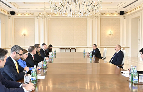 Aliyev-US Ambassadors