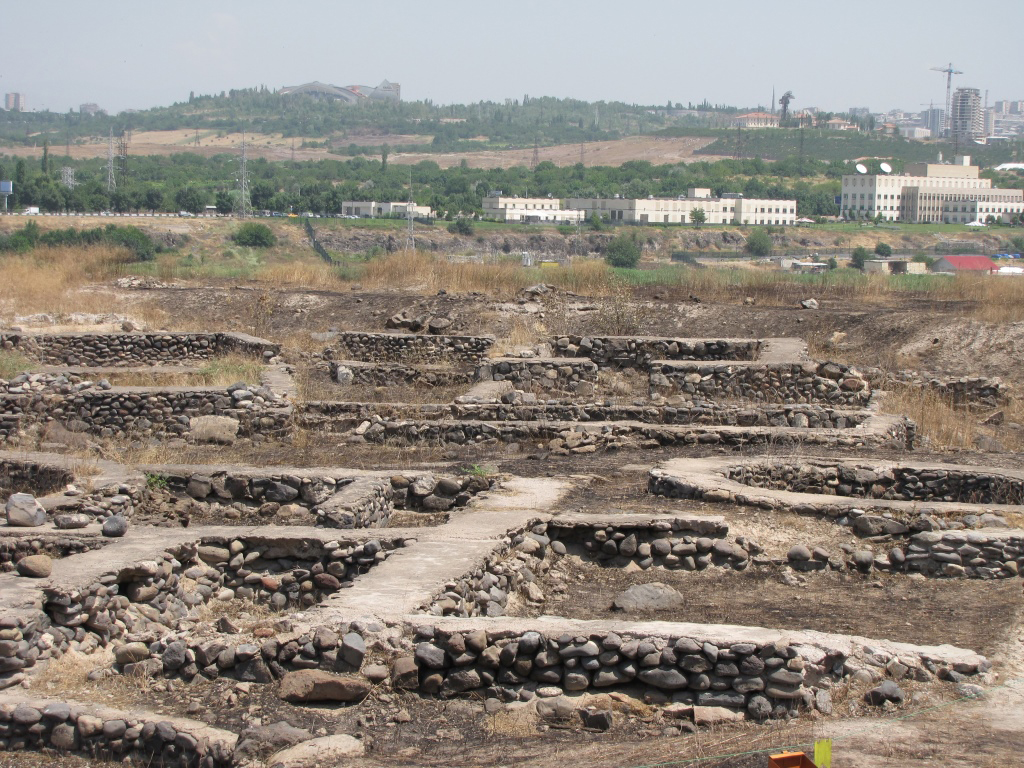 View of U.S. Embassy from Shengavit Historical and Archaeological Culture Preserve