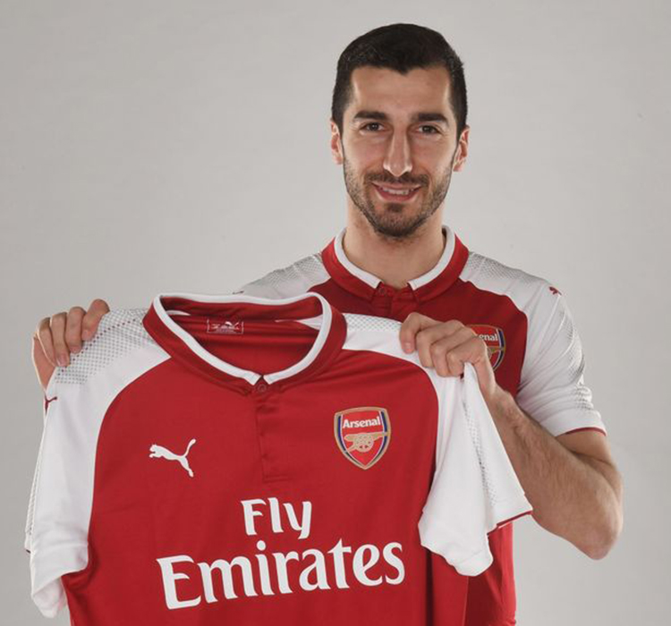 Henrikh Mkhitaryan Officially Joins Arsenal