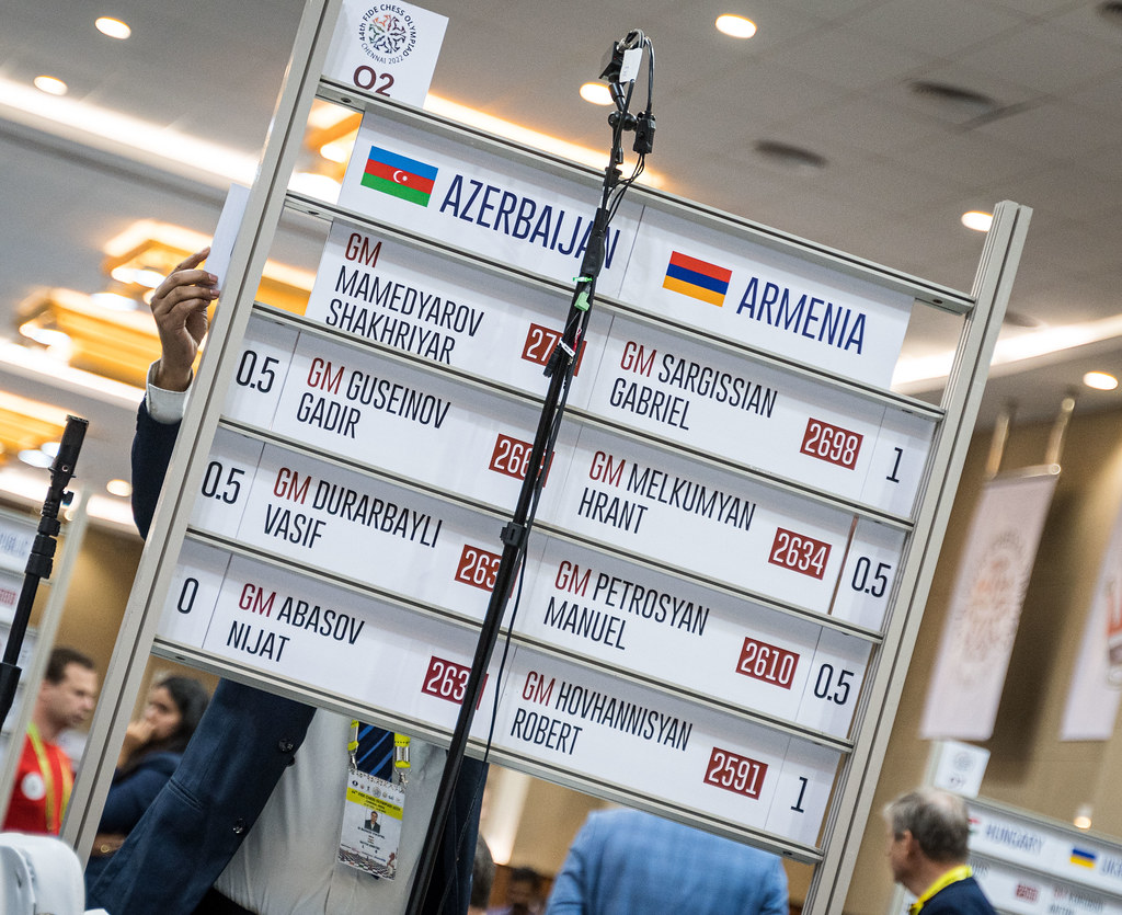 USA and Armenia draw at the Chess Olympiad – FIDE Chess Olympiad 2022