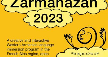 Applications for 2023 Zarmanazan Western Armenian Language Program Now Open  –