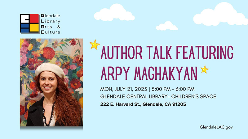 Armenian Author Arpy Maghakyan Holds Children’s Storytime at Glendale Central Library