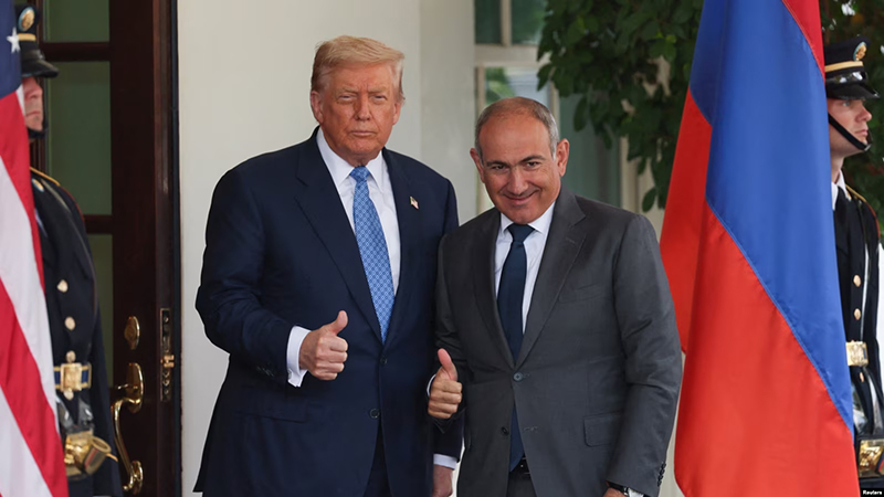 Trump Expresses Support for Armenian PM Pashinyan