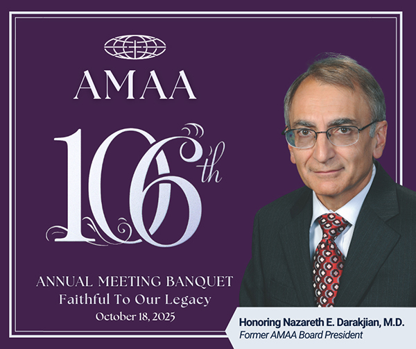 AMAA 106th Annual Meeting Banquet to Honor Dr. Nazareth Darakjian