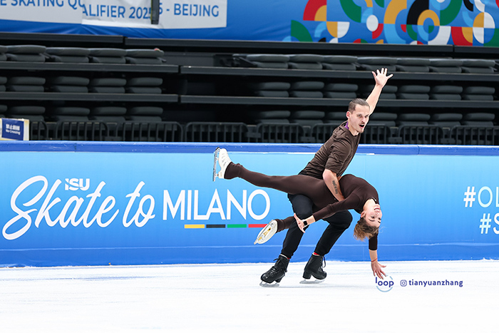 Karina Akopova and Nikita Rakhmanin Representing Armenia Qualify