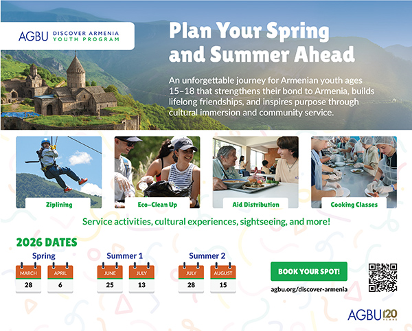 AGBU Offers Transformative Cultural and Service Experience for Armenian Youth with the Discover Armenia Program
