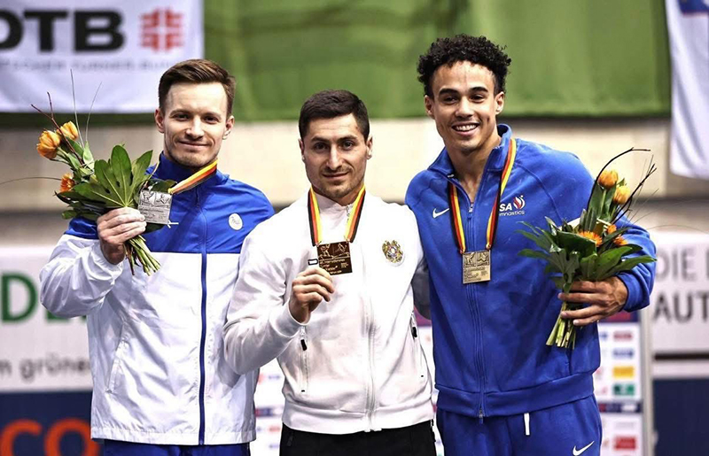 Arthur Avetisyan Wins Gold at Opening Stage of Artistic Gymnastics World Cup