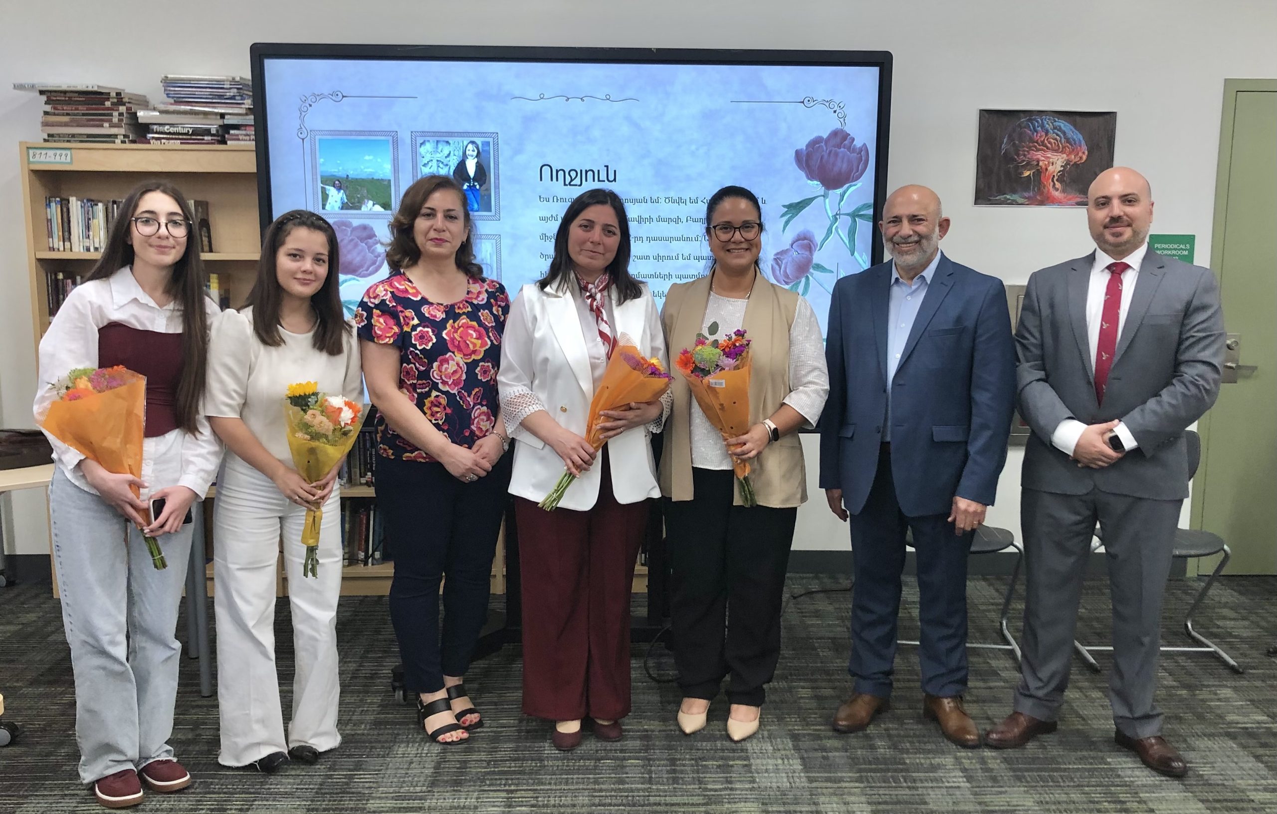 Two Award-Winning Students Visit Blair Armenian Academy