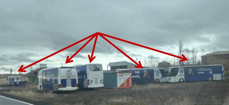 Karapetyan Supporters Reportedly Transported People from Yerevan to Gavar and Presented Them as Locals