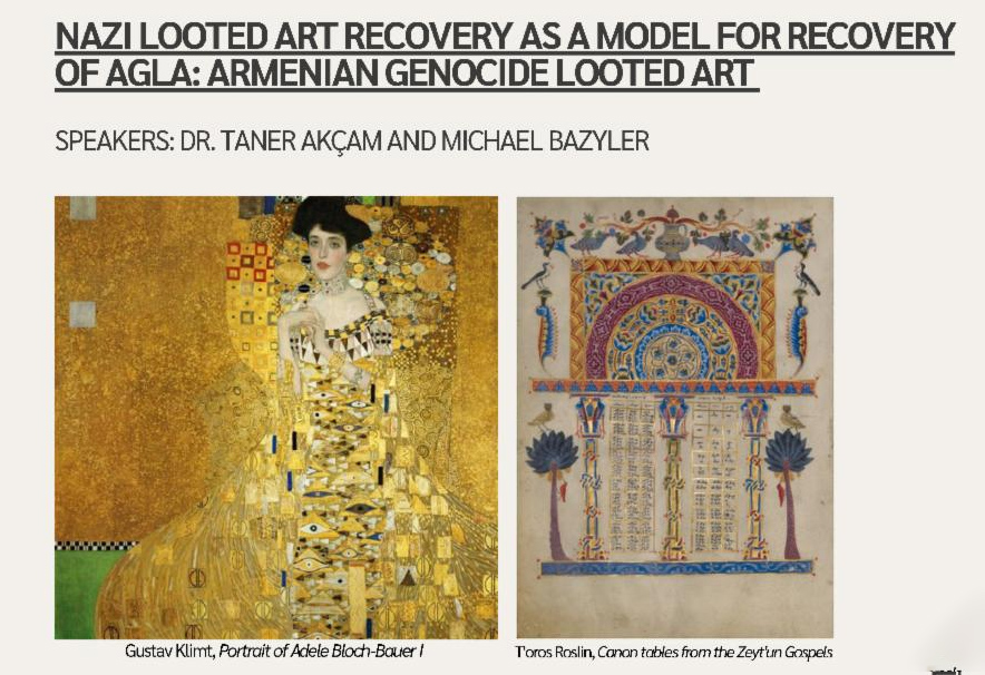 Taner Akcam & Michael Bazyler to Give Talks on Armenian Genocide Looted Art Research Project in NY, NJ, MA