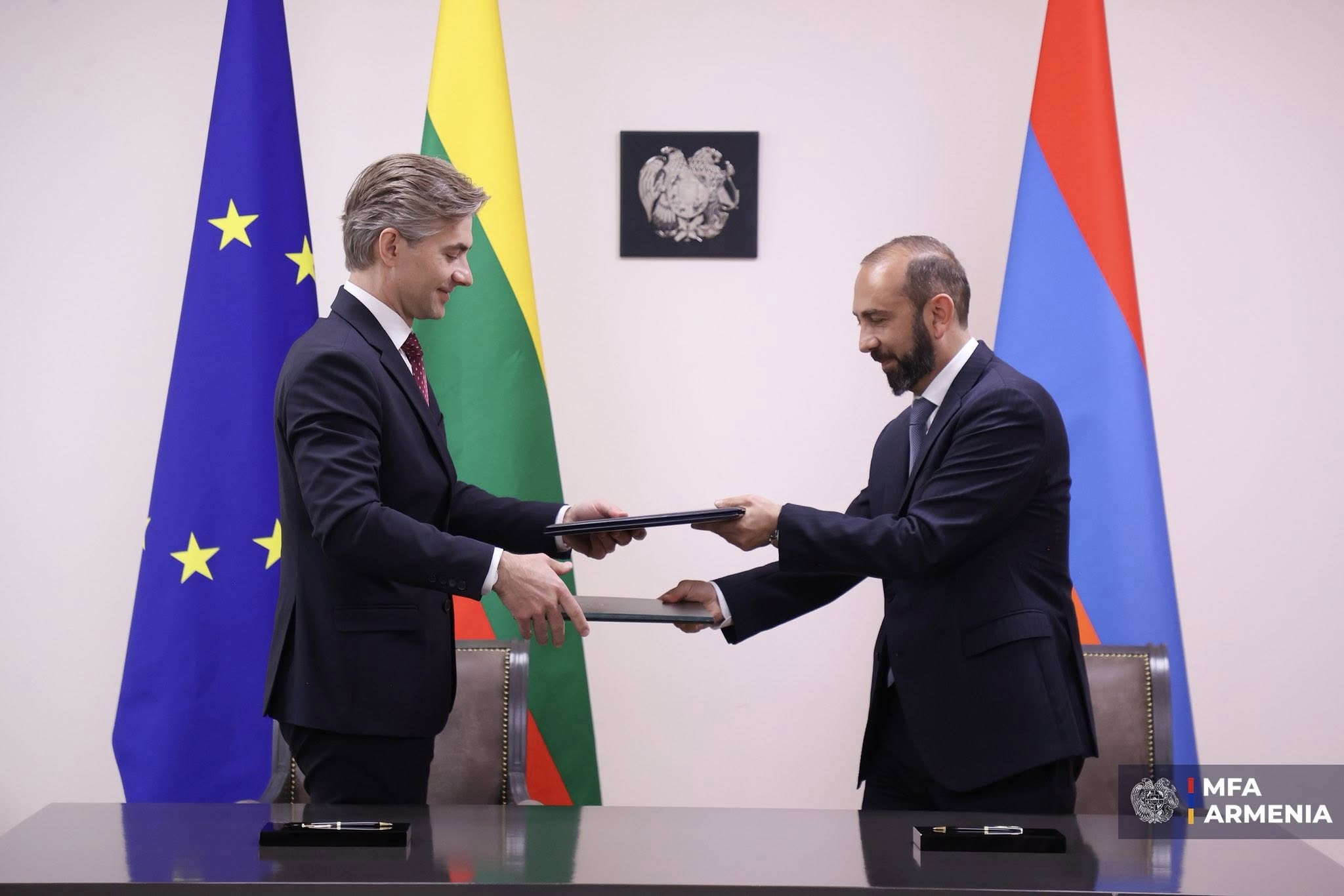 Armenia and Lithuania Sign Declaration on Strategic Partnership