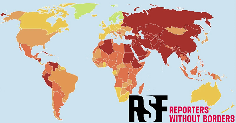 Armenia Drops 16 Positions in Global Press Freedom Index Amid Worsening Global Media Conditions